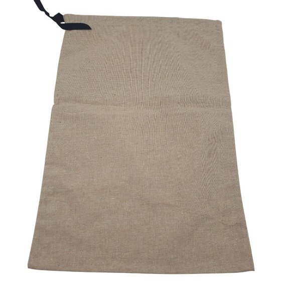 Gucci Tan Linen Drawstring Dust Bag 11.5"x17" For Shoes & Accessories Storage - Picture 2 of 4